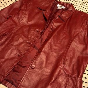 Bagatelle Red Leather Jacket